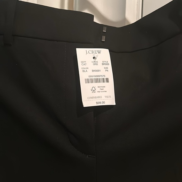 JCrew Black suit ankle pant 4P - Picture 2 of 3